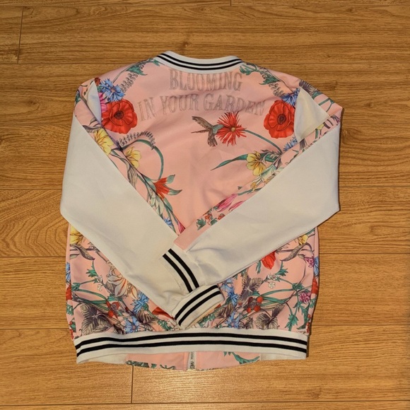 Floral zip up jacket - Picture 4 of 5